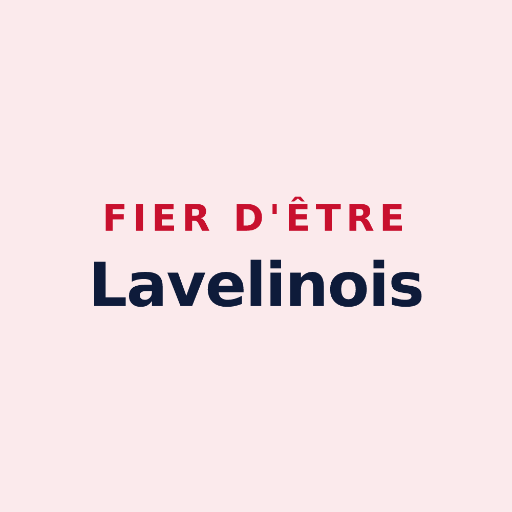 Magnet « Fier d'être Lavelinois » — design pour Laveline-devant-Bruyères