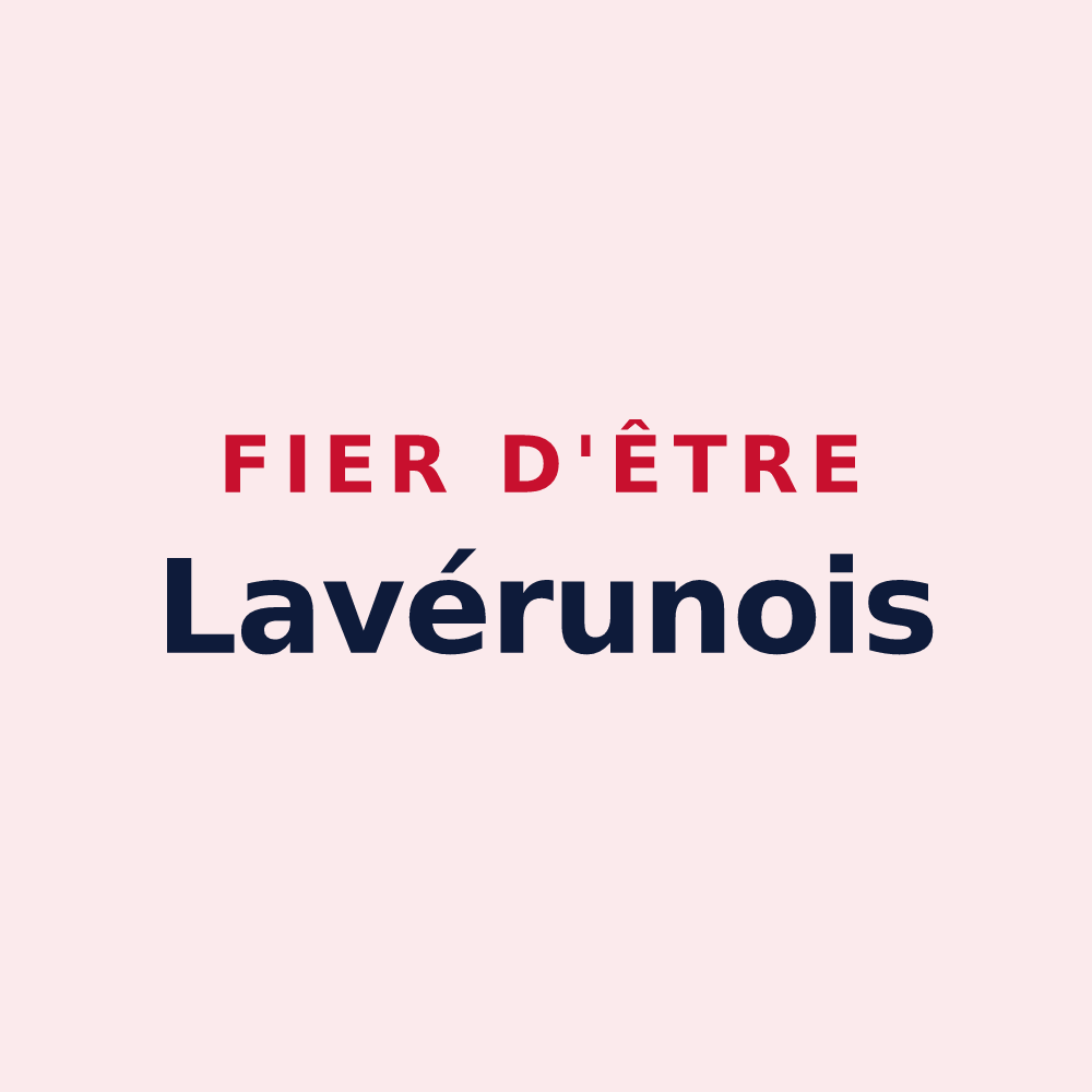 Magnet « Fier d'être Lavérunois » — design pour Lavérune