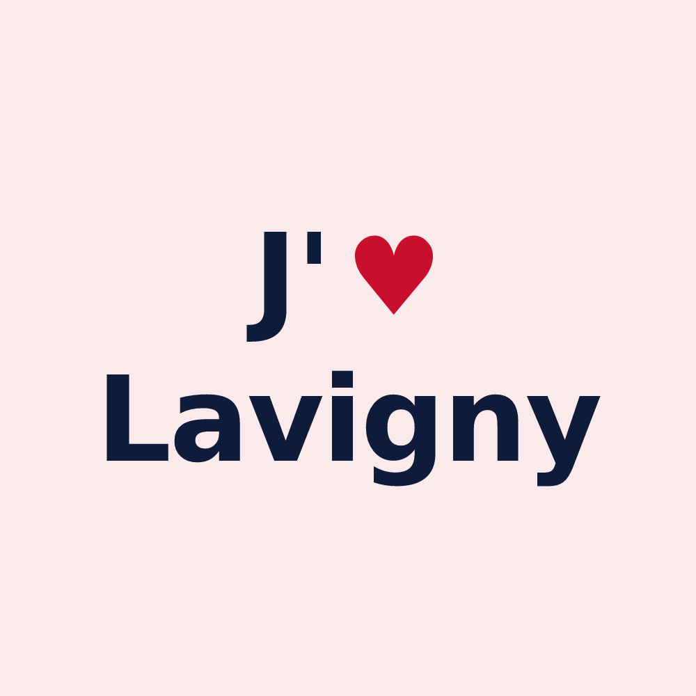 Magnet personnalisé Lavigny — design J'aime Lavigny