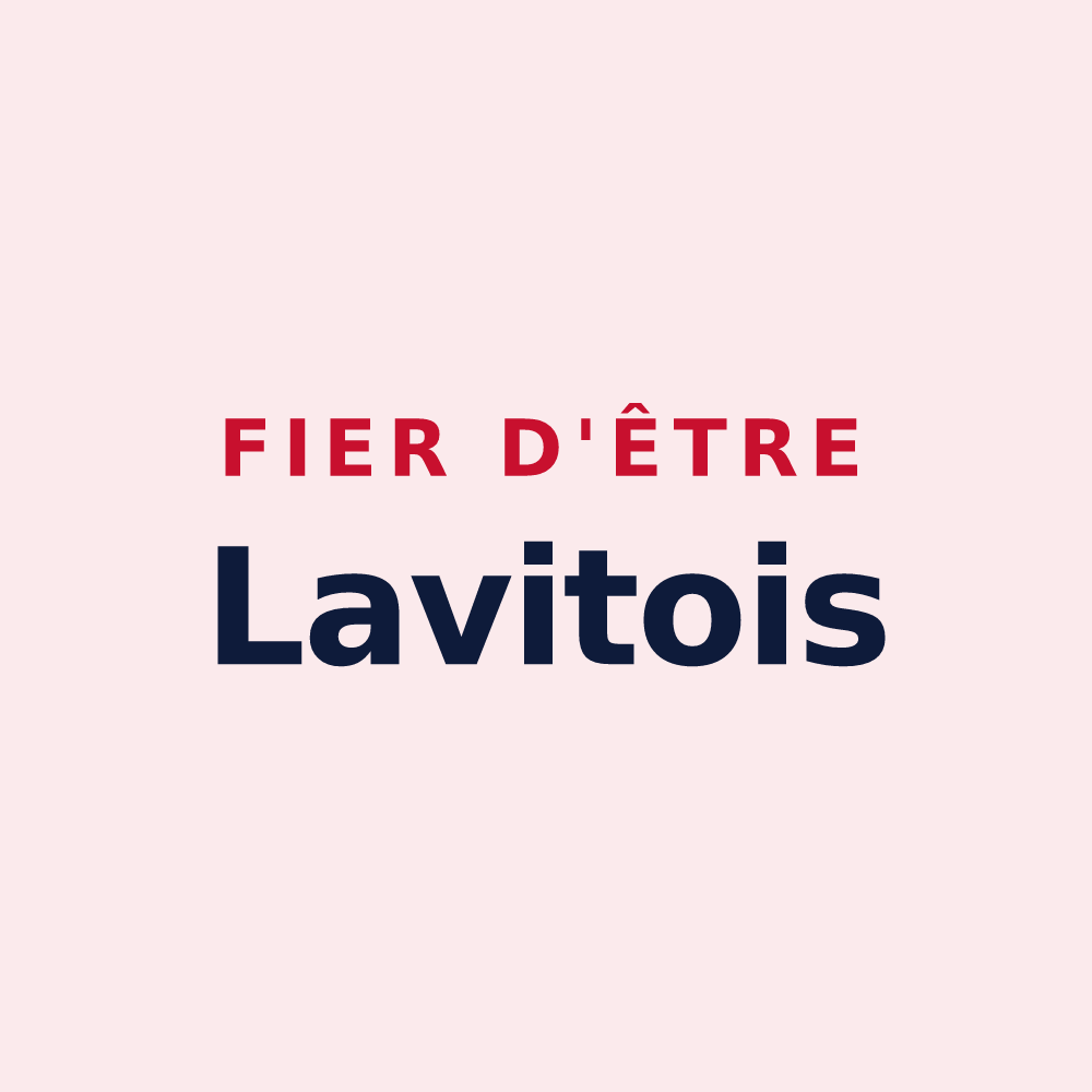 Magnet « Fier d'être Lavitois » — design pour Lavit