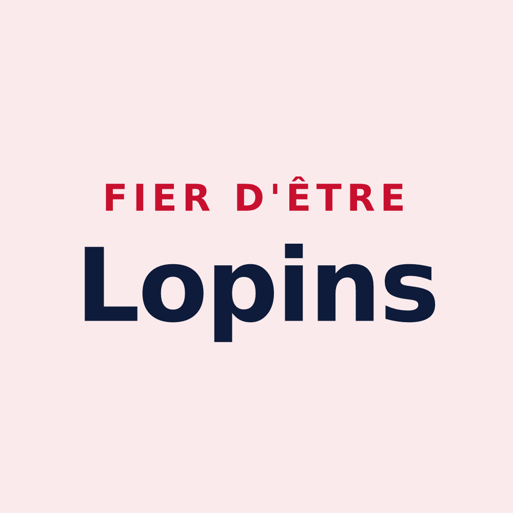 Magnet « Fier d'être Lopins » — design pour Lavoye