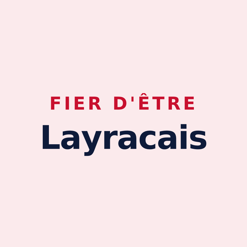Magnet « Fier d'être Layracais » — design pour Layrac