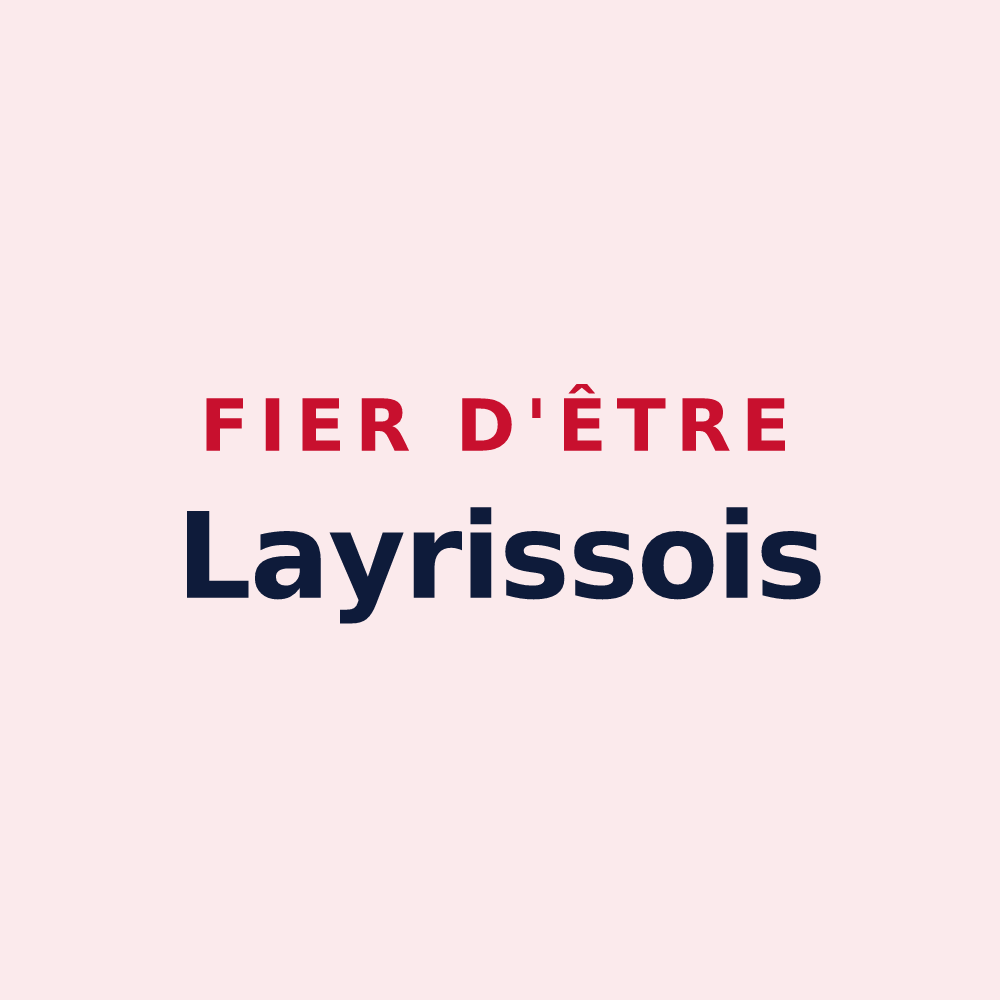 Magnet « Fier d'être Layrissois » — design pour Layrisse