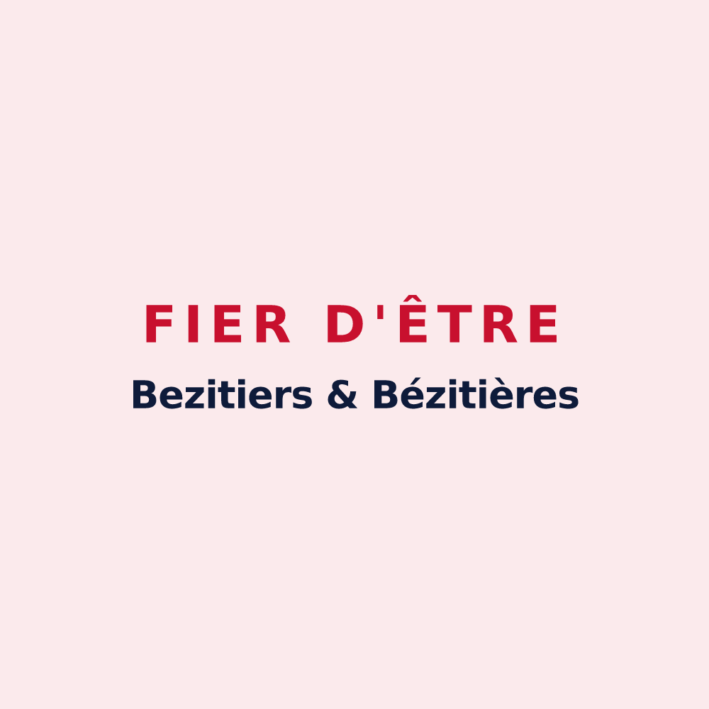 Magnet « Fier d'être Bezitiers & Bézitières » — design pour Le Baizil