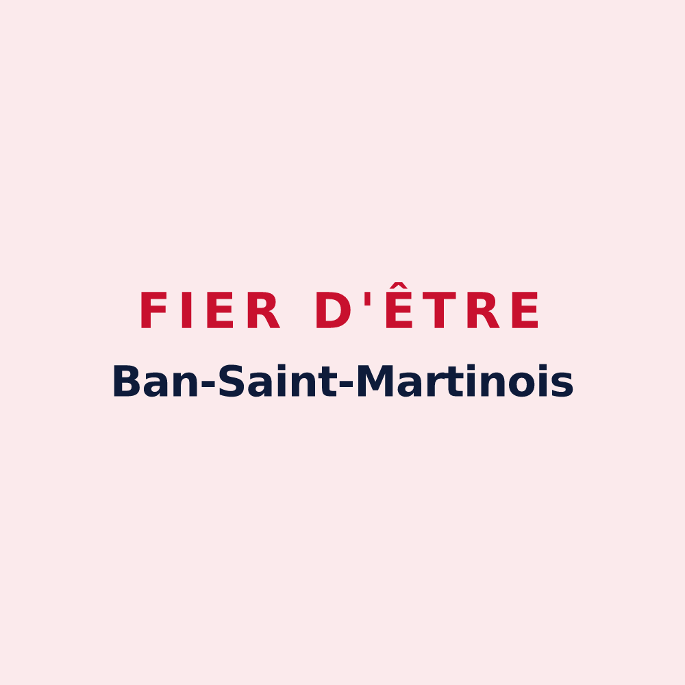Magnet « Fier d'être Ban-Saint-Martinois » — design pour Le Ban-Saint-Martin