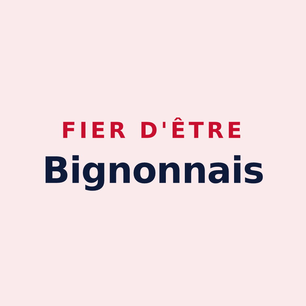 Magnet « Fier d'être Bignonnais » — design pour Le Bignon