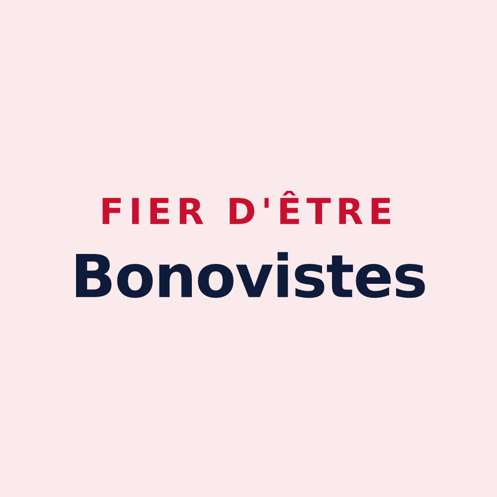 Magnet « Fier d'être Bonovistes » — design pour Le Bono