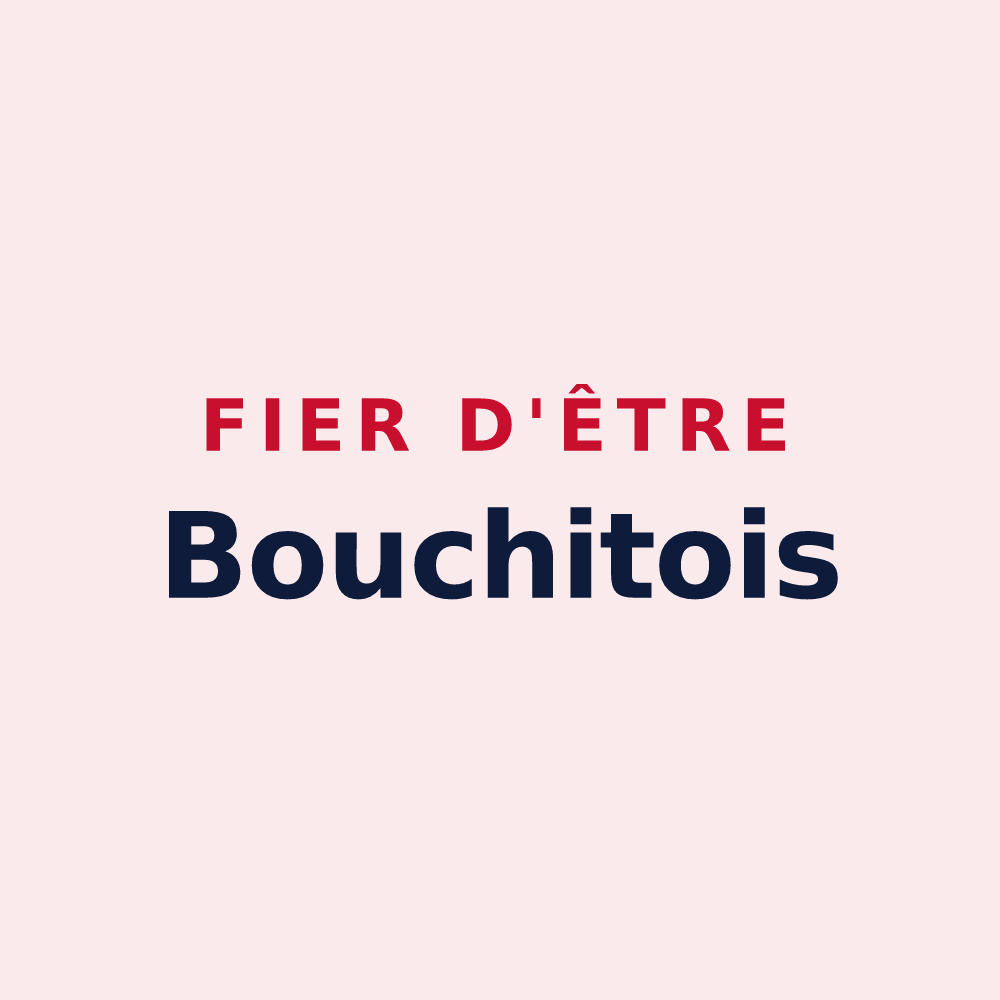 Magnet « Fier d'être Bouchitois » — design pour Le Bouchet-Saint-Nicolas