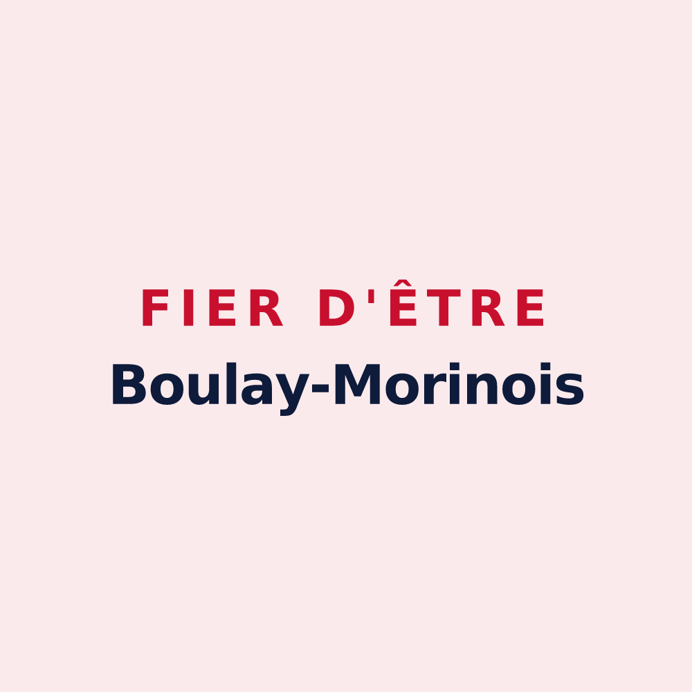 Magnet « Fier d'être Boulay-Morinois » — design pour Le Boulay-Morin