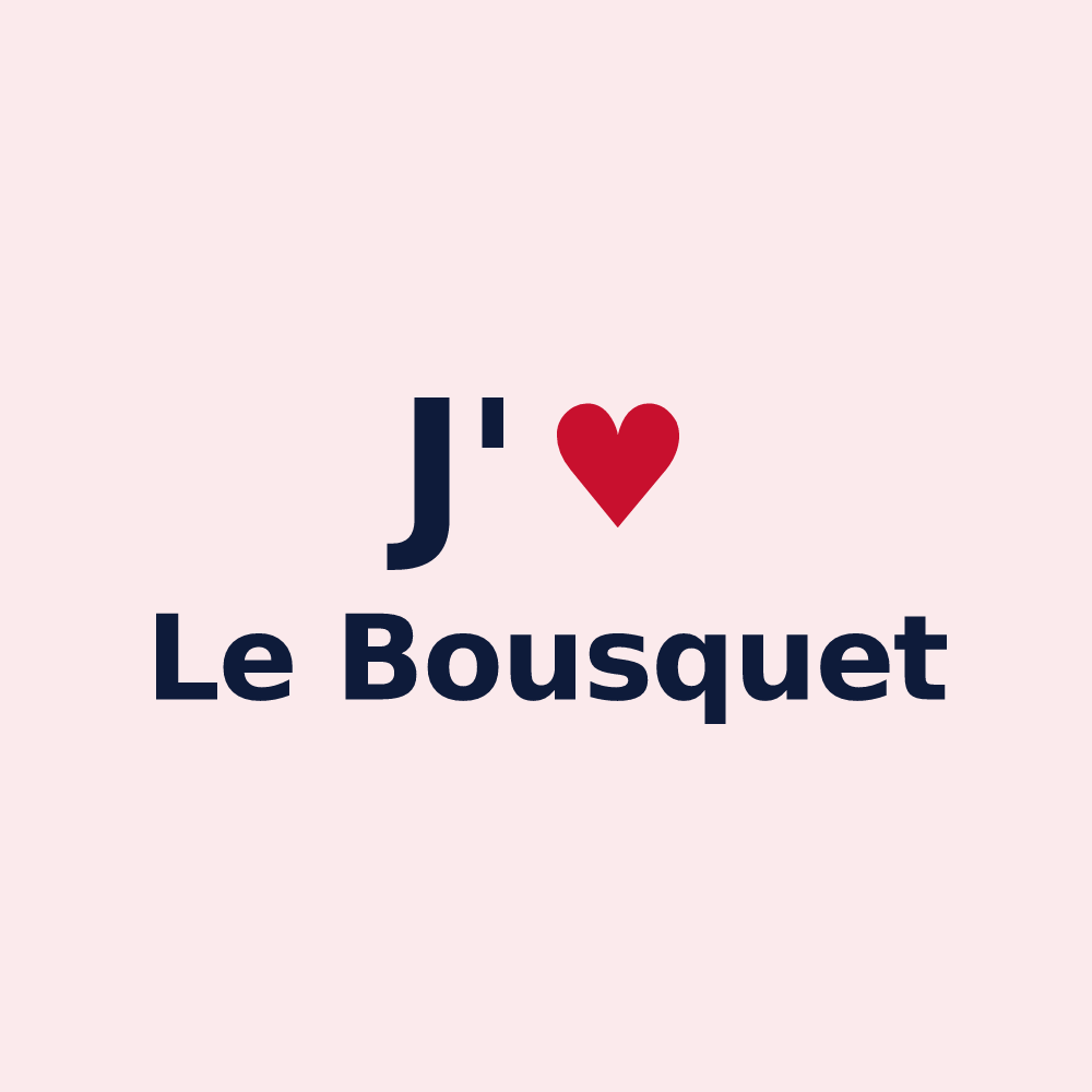 Magnet personnalisé Le Bousquet — design J'aime Le Bousquet