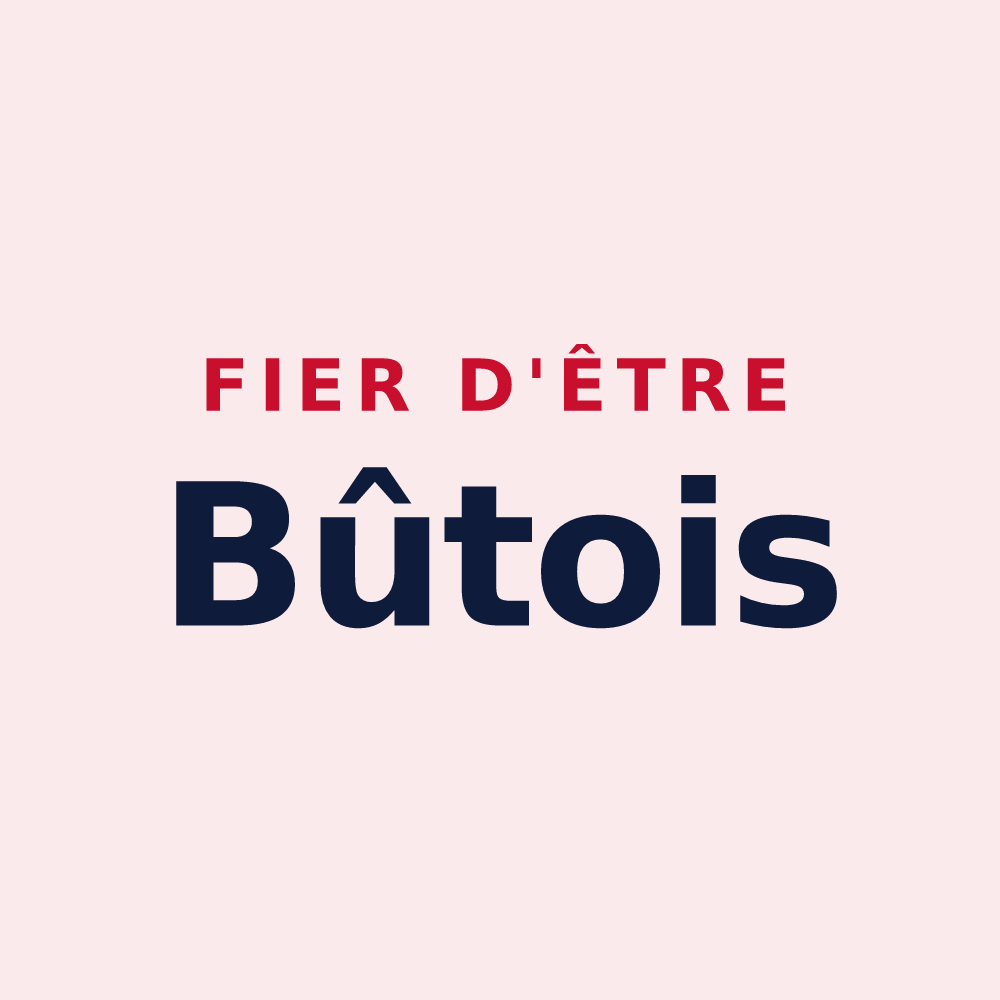 Magnet « Fier d'être Bûtois » — design pour Le Bû-sur-Rouvres