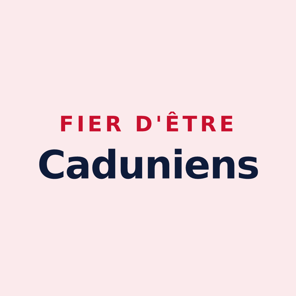 Magnet « Fier d'être Caduniens » — design pour Le Buisson-de-Cadouin