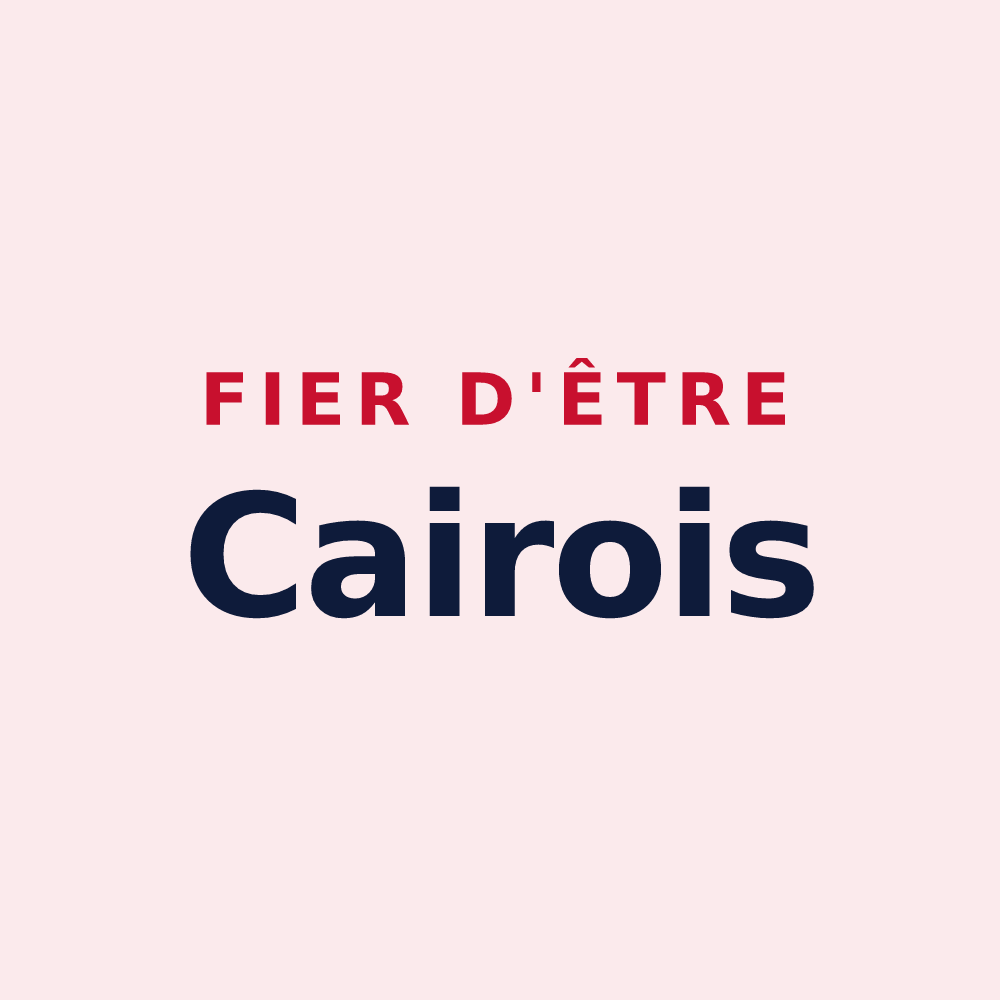 Magnet « Fier d'être Cairois » — design pour Le Caire