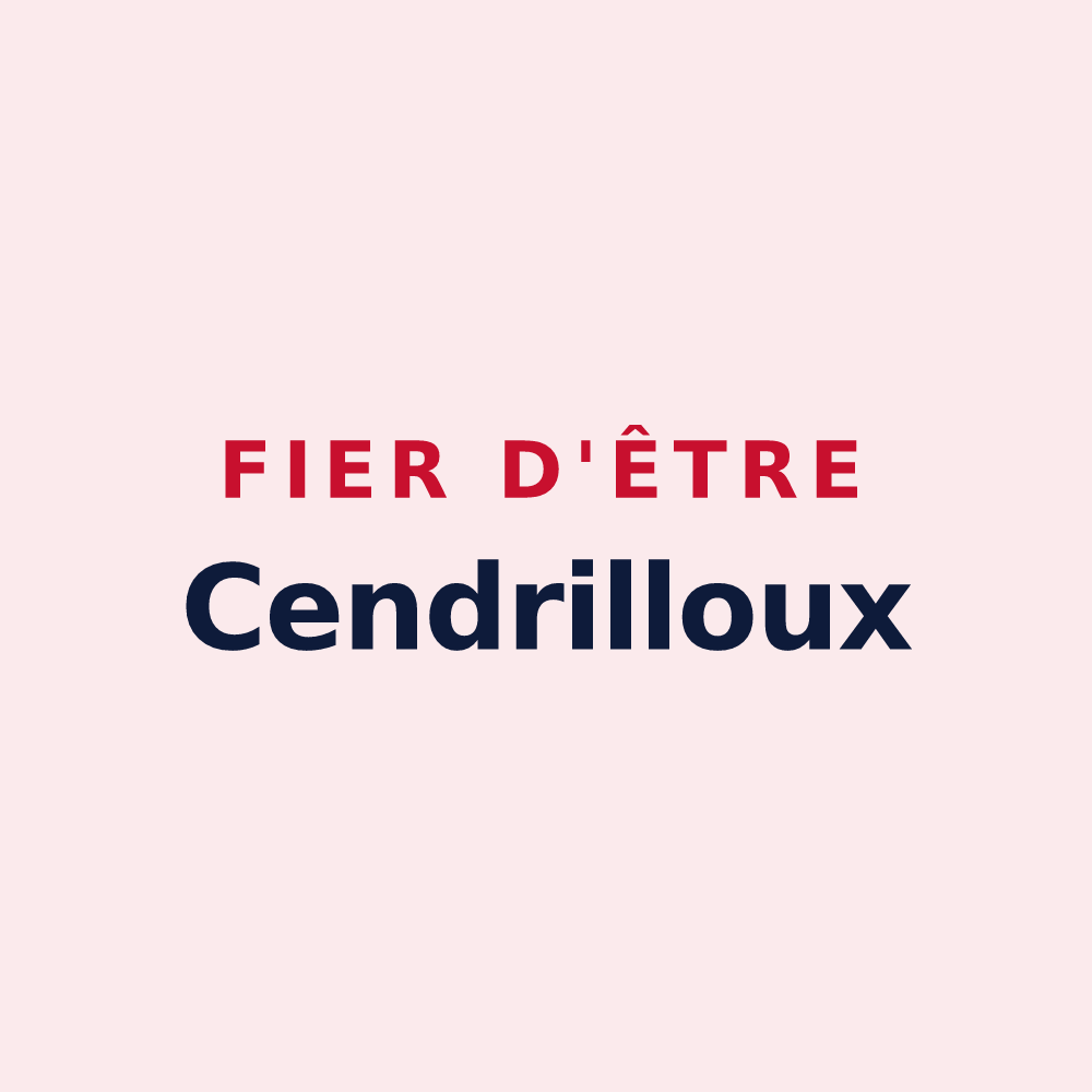 Magnet « Fier d'être Cendrilloux » — design pour Le Cendre