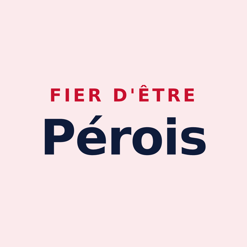 Magnet « Fier d'être Pérois » — design pour Le Champ-Saint-Père