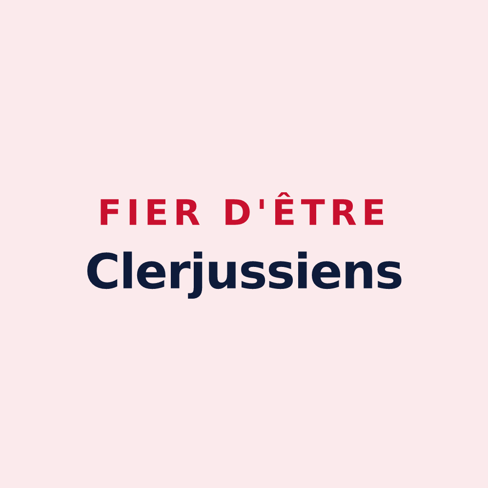 Magnet « Fier d'être Clerjussiens » — design pour Le Clerjus