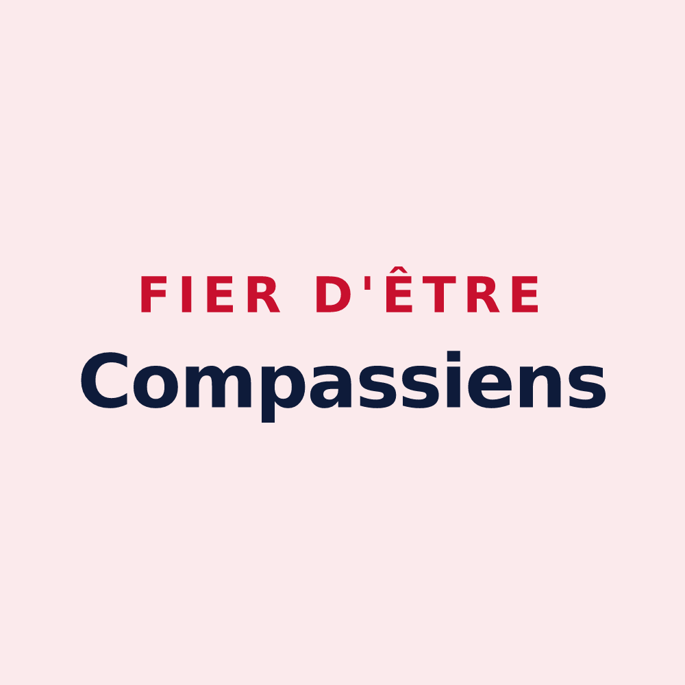 Magnet « Fier d'être Compassiens » — design pour Le Compas
