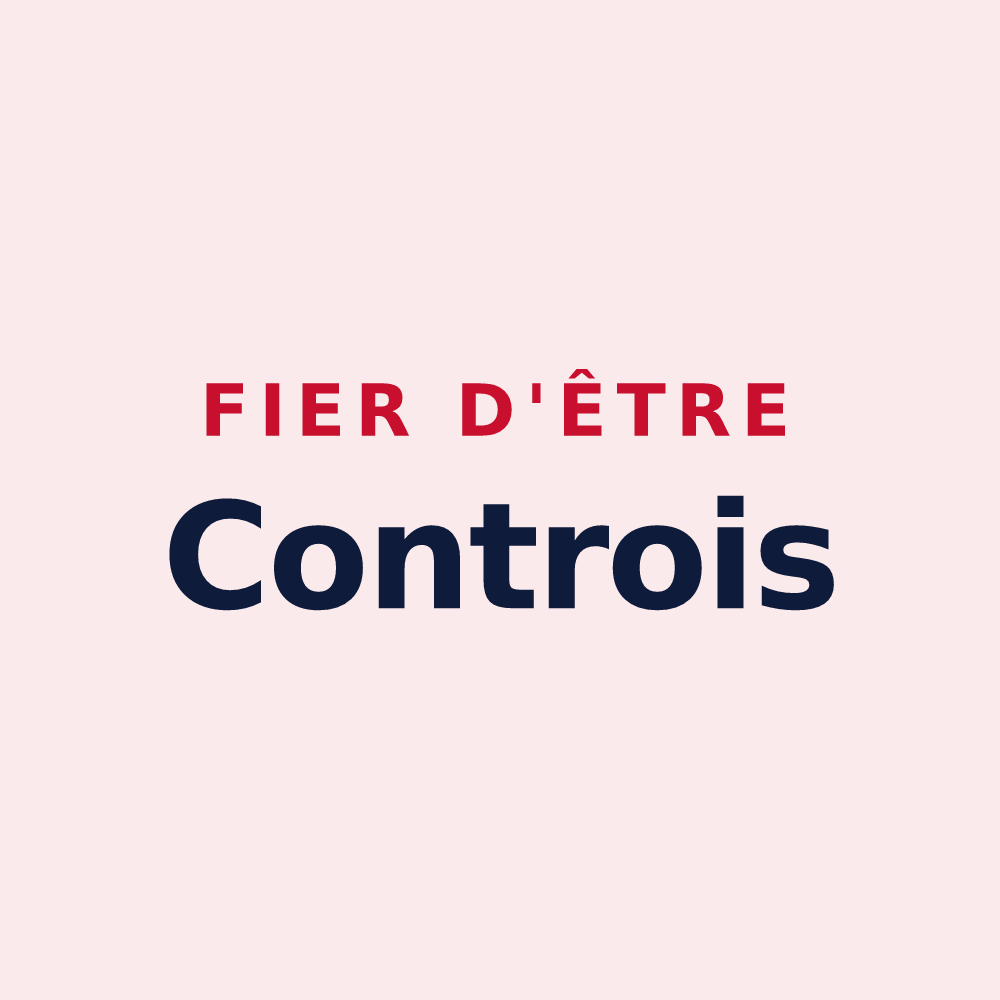 Magnet « Fier d'être Controis » — design pour Le Controis-en-Sologne