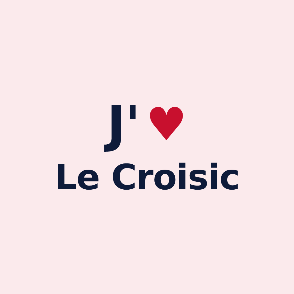 Magnet personnalisé Le Croisic — design J'aime Le Croisic