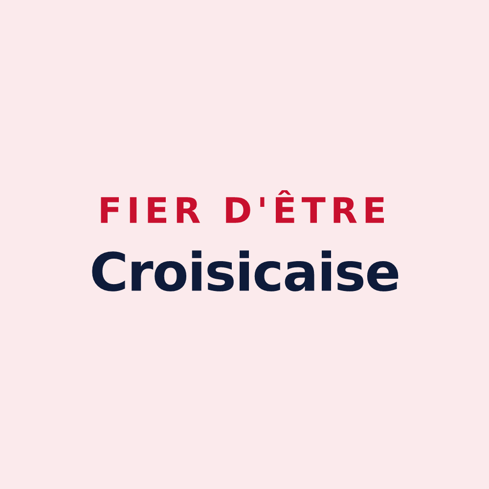 Magnet « Fier d'être Croisicaise » — design pour Le Croisic