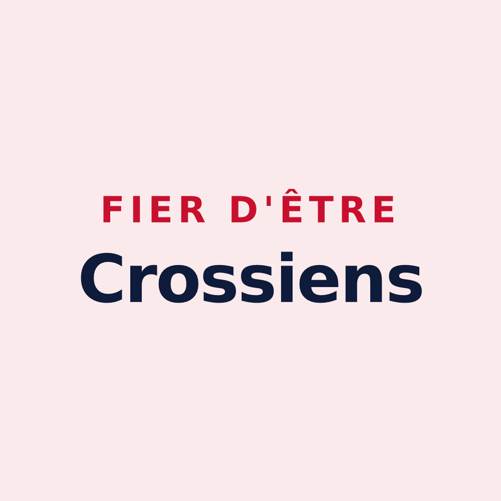 Magnet « Fier d'être Crossiens » — design pour Le Cros