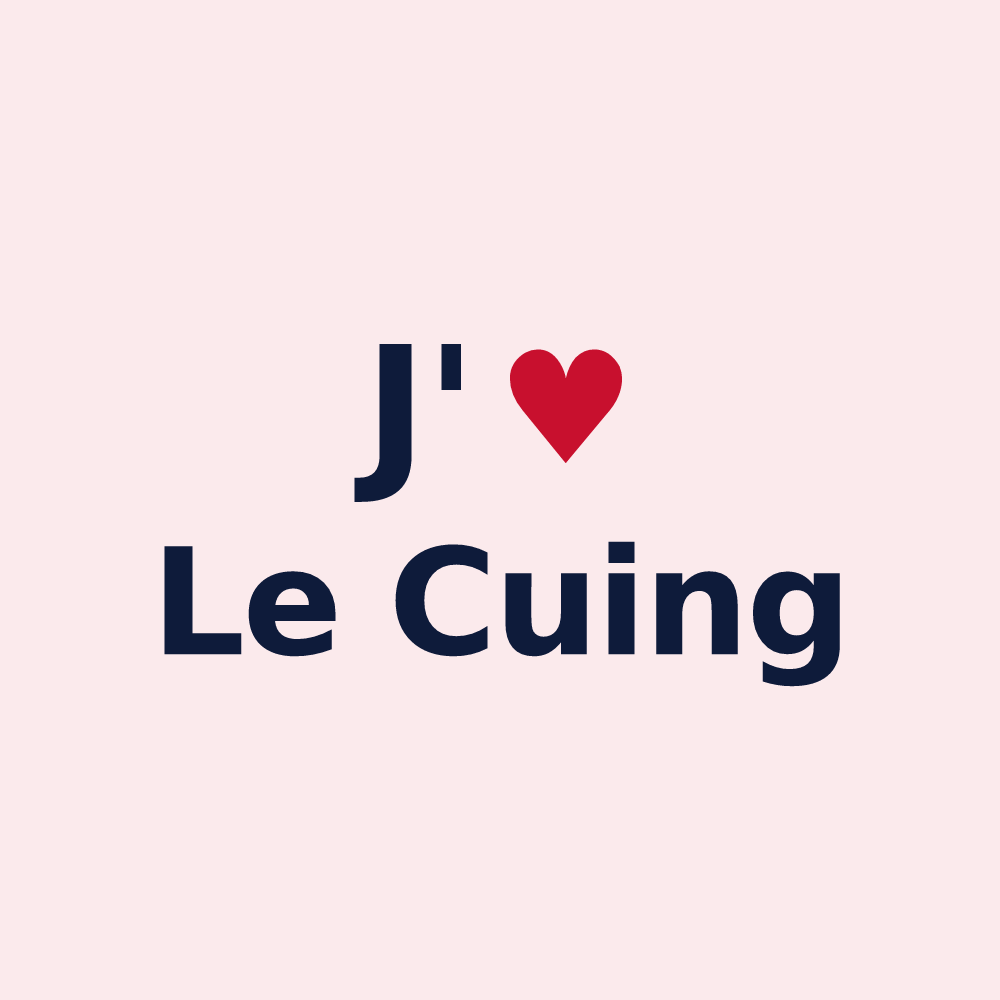 Magnet personnalisé Le Cuing — design J'aime Le Cuing