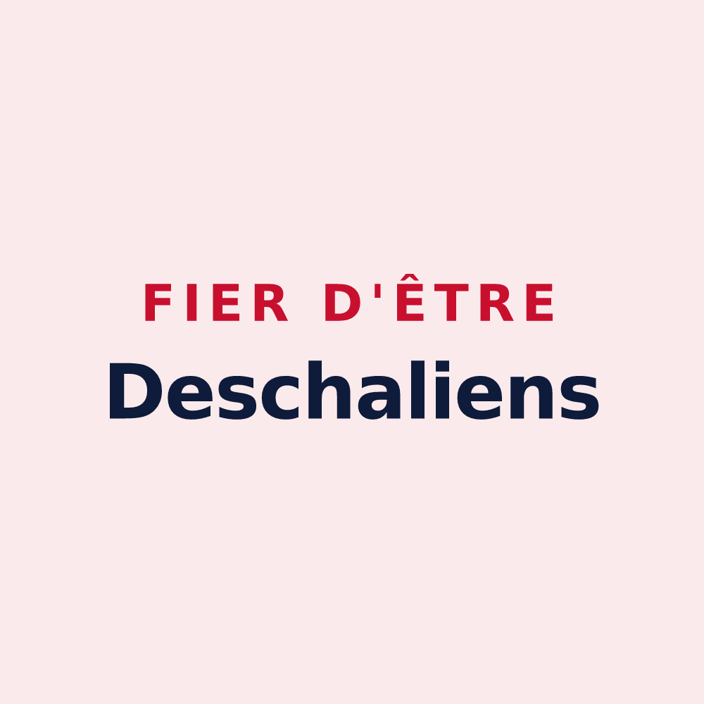 Magnet « Fier d'être Deschaliens » — design pour Le Deschaux