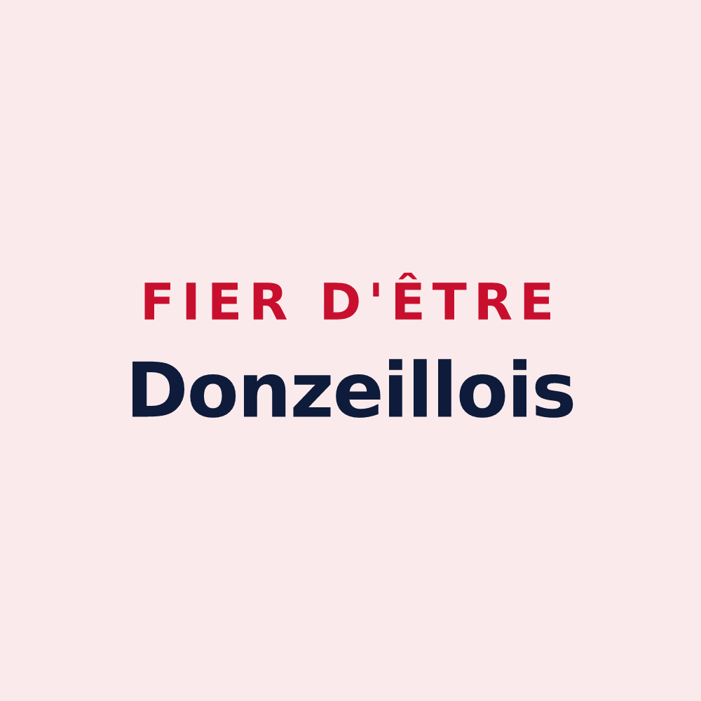 Magnet « Fier d'être Donzeillois » — design pour Le Donzeil