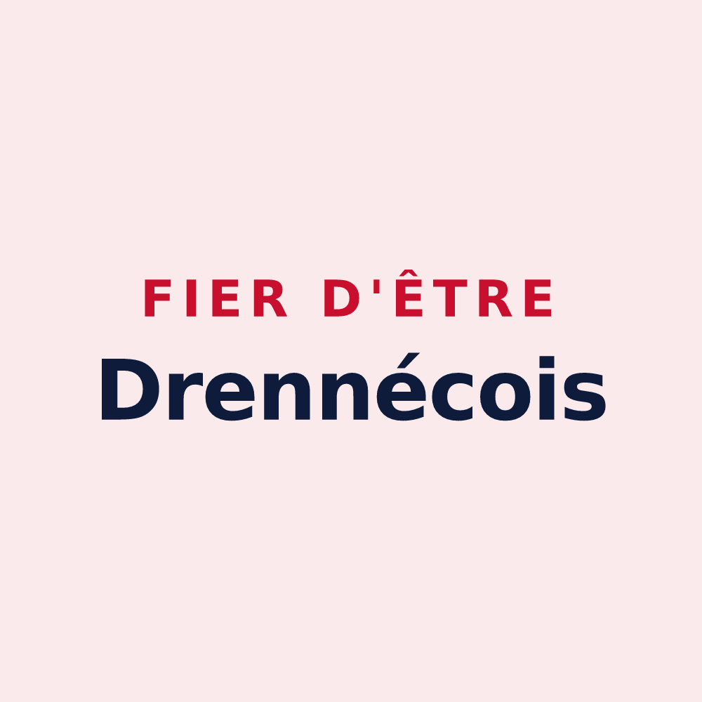 Magnet « Fier d'être Drennécois » — design pour Le Drennec