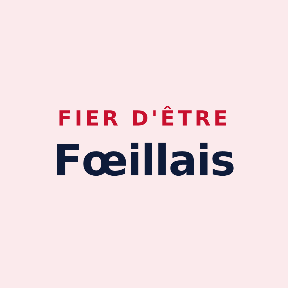 Magnet « Fier d'être Fœillais » — design pour Le Fœil