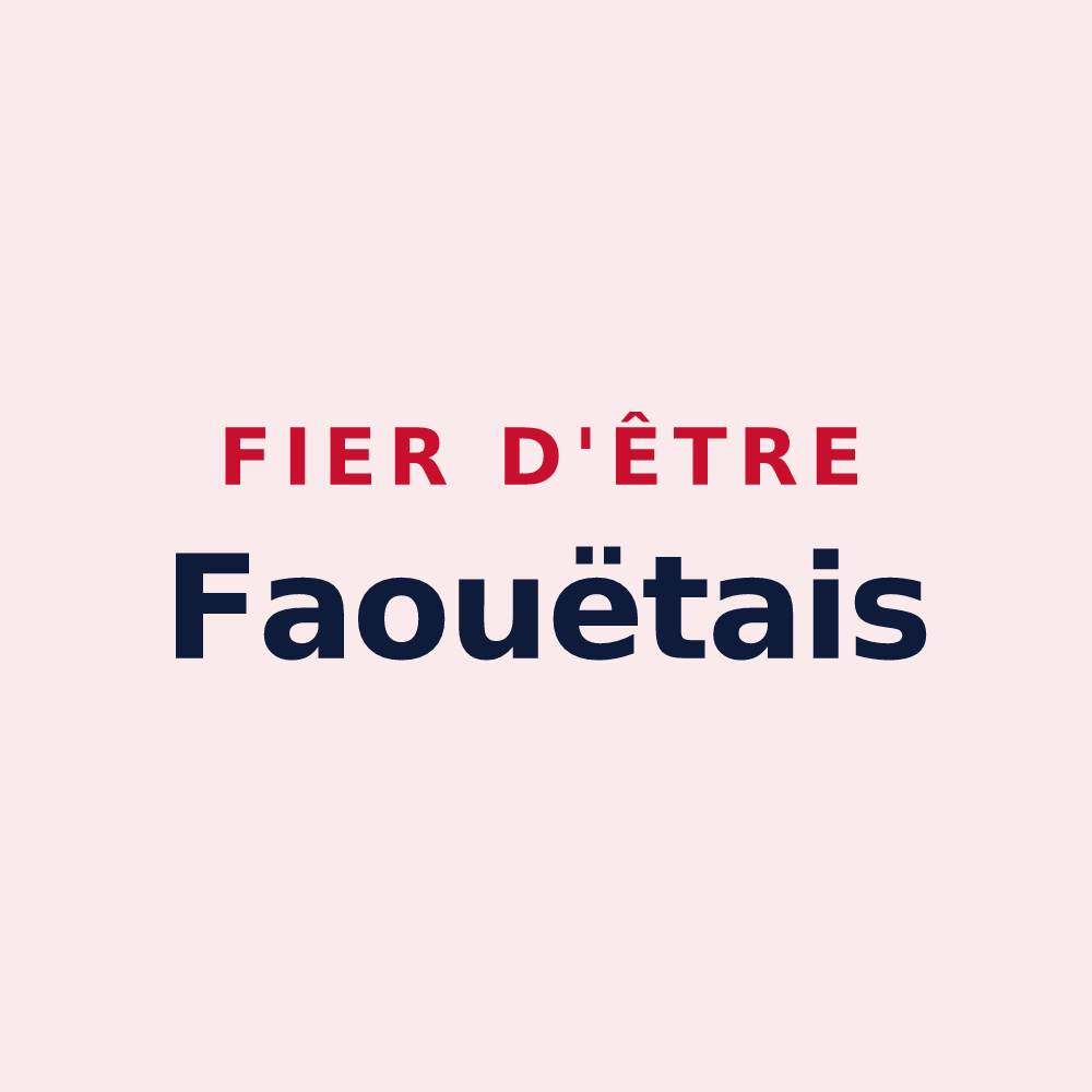Magnet « Fier d'être Faouëtais » — design pour Le Faouët