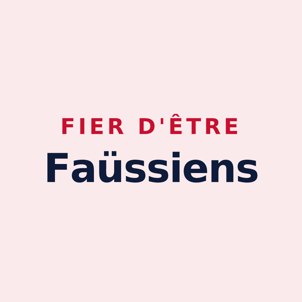 Magnet « Fier d'être Faüssiens » — design pour Le Faulq
