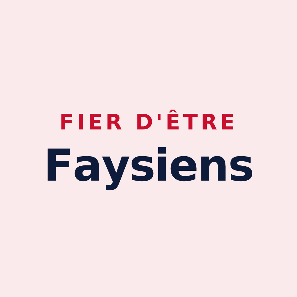 Magnet « Fier d'être Faysiens » — design pour Le Fay-Saint-Quentin