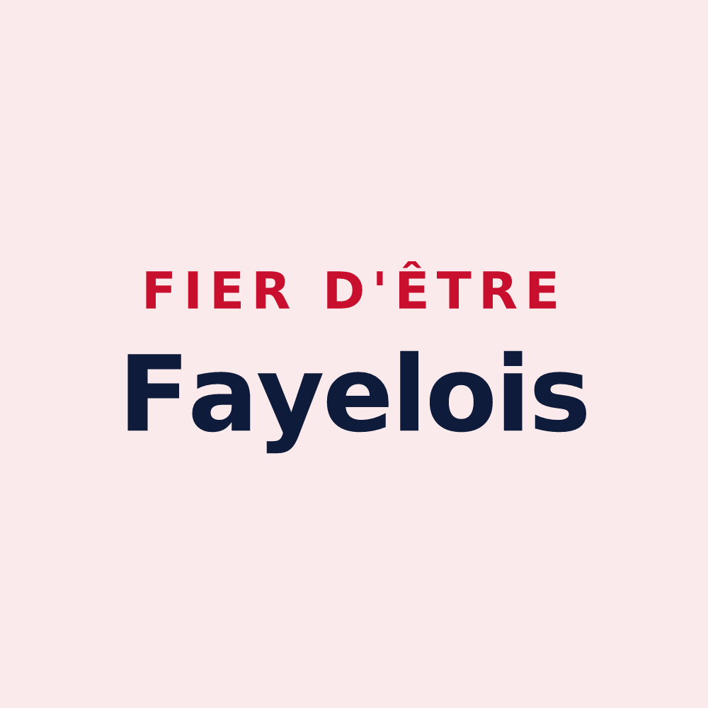 Magnet « Fier d'être Fayelois » — design pour Le Fayel