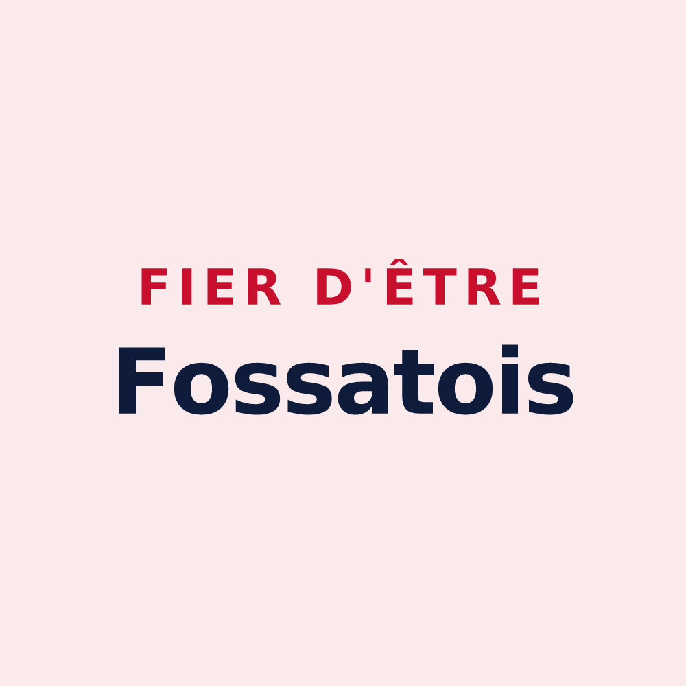 Magnet « Fier d'être Fossatois » — design pour Le Fossat