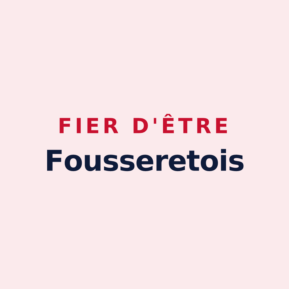 Magnet « Fier d'être Fousseretois » — design pour Le Fousseret