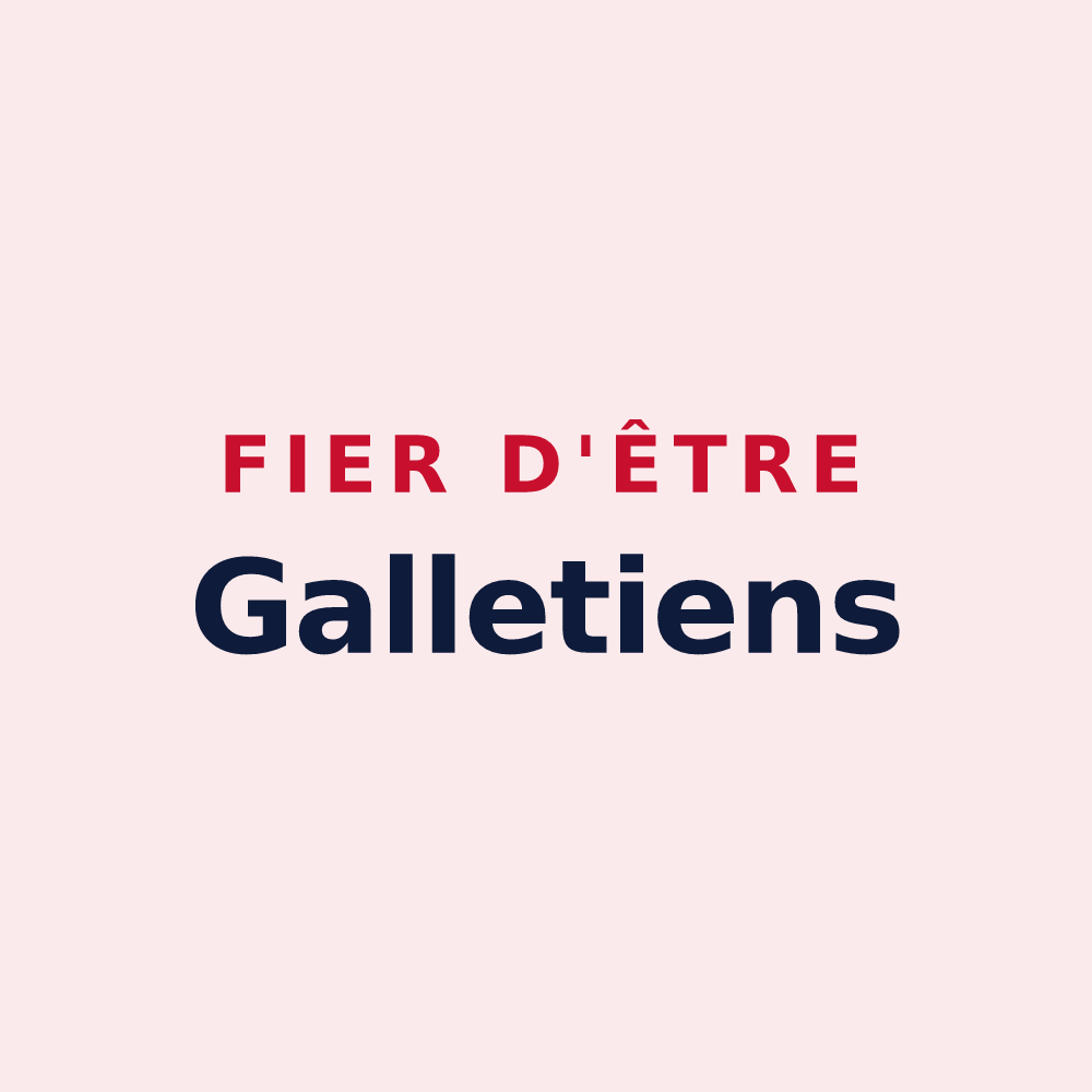Magnet « Fier d'être Galletiens » — design pour Le Gallet