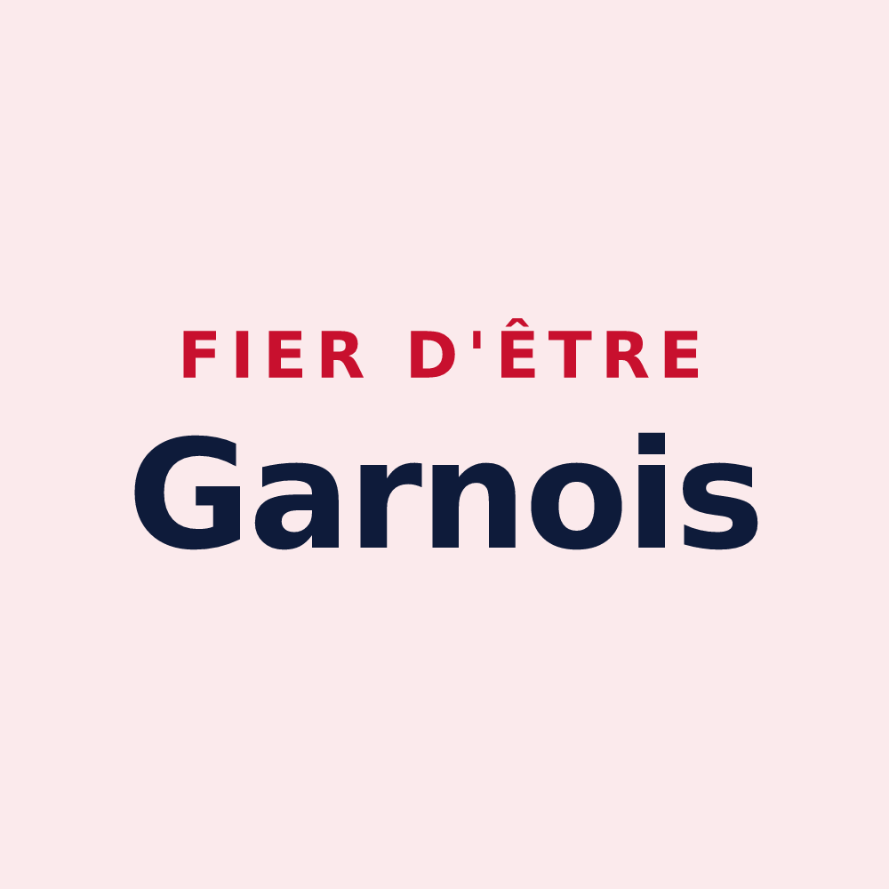 Magnet « Fier d'être Garnois » — design pour Le Garn