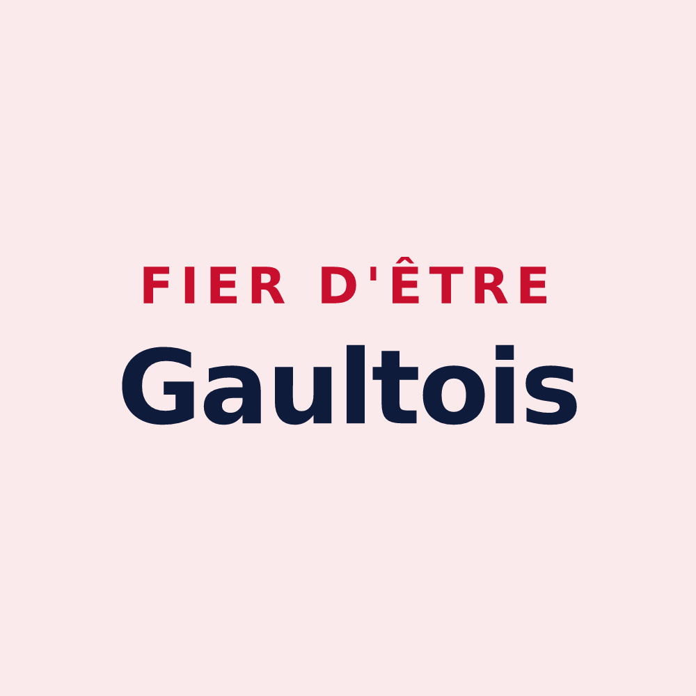 Magnet « Fier d'être Gaultois » — design pour Le Gault-Soigny
