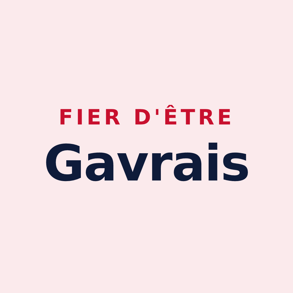 Magnet « Fier d'être Gavrais » — design pour Le Gâvre