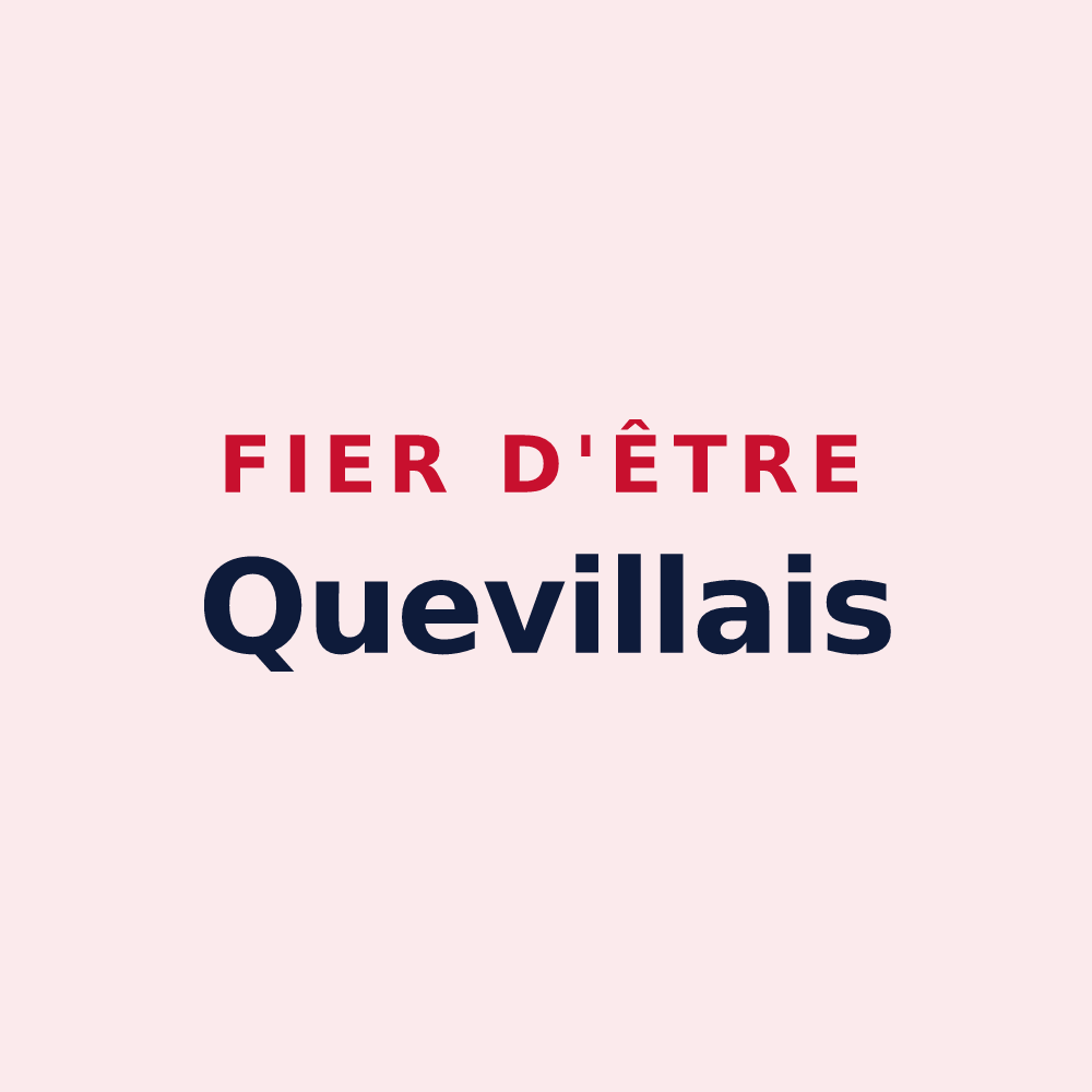 Magnet « Fier d'être Quevillais » — design pour Le Grand-Quevilly