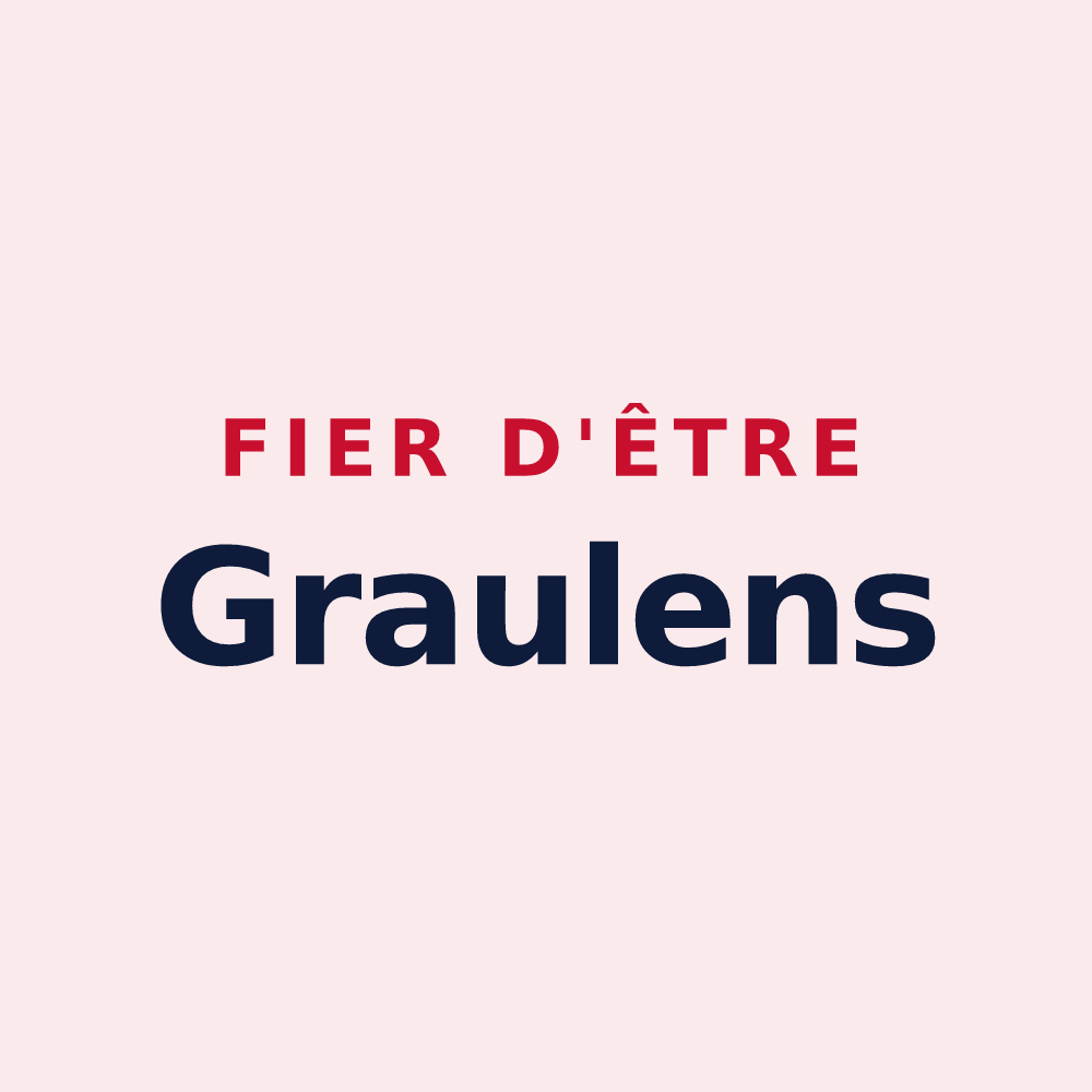 Magnet « Fier d'être Graulens » — design pour Le Grau-du-Roi