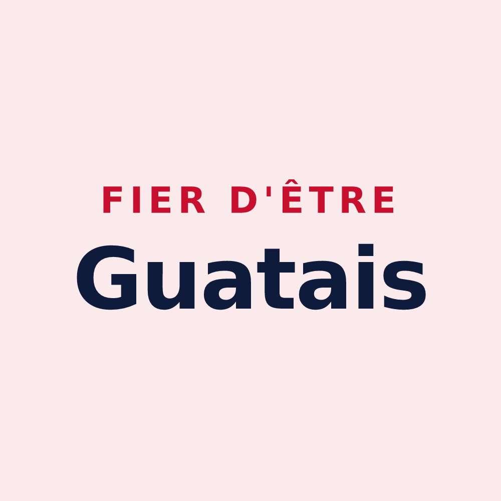 Magnet « Fier d'être Guatais » — design pour Le Gua