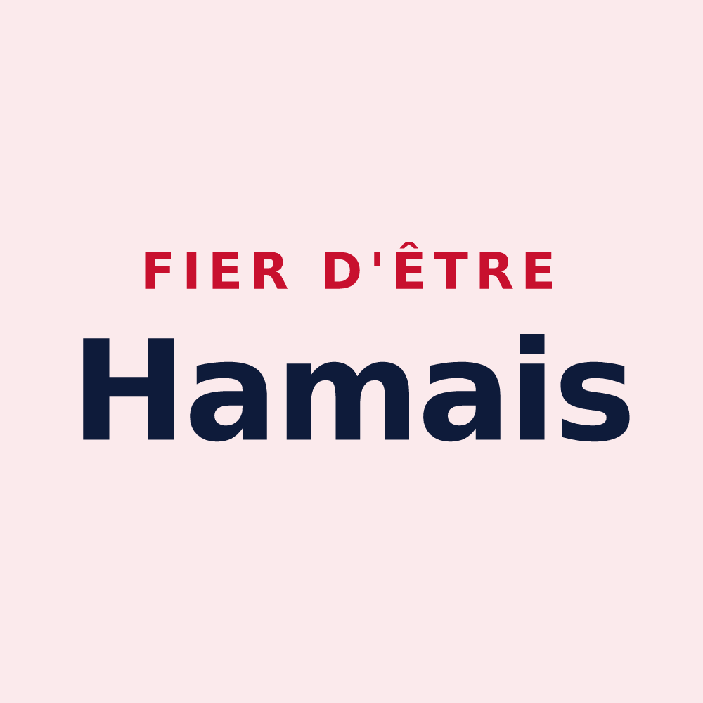 Magnet « Fier d'être Hamais » — design pour Le Ham