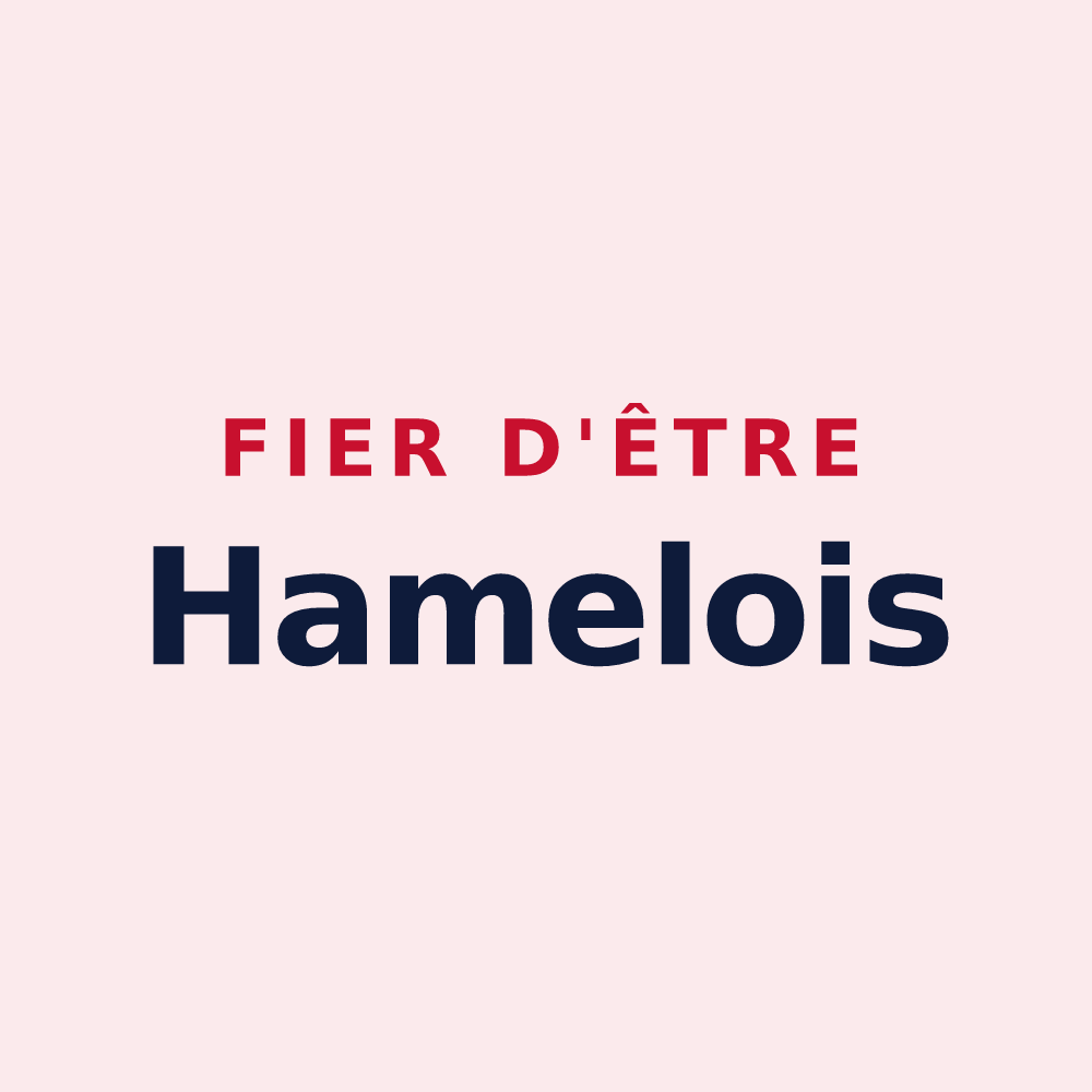 Magnet « Fier d'être Hamelois » — design pour Le Hamel