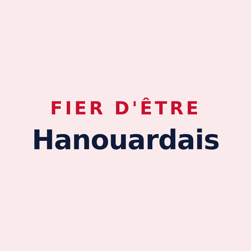 Magnet « Fier d'être Hanouardais » — design pour Le Hanouard