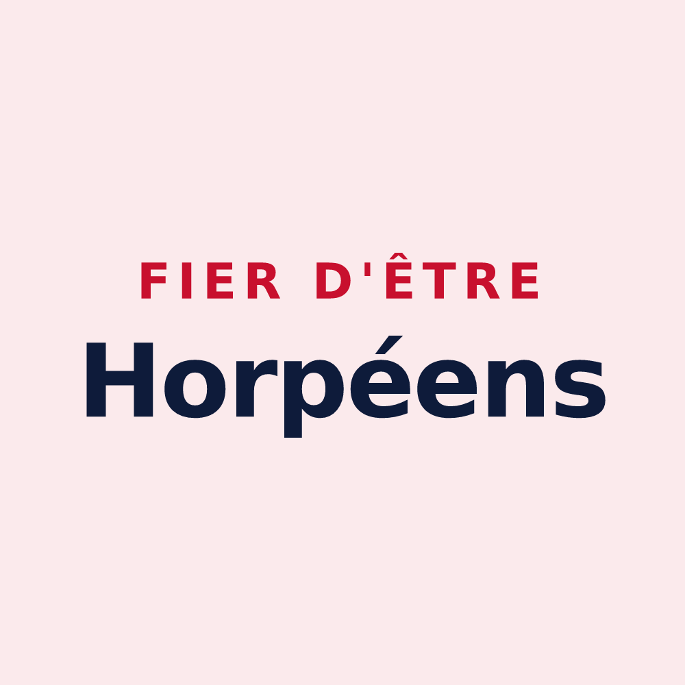Magnet « Fier d'être Horpéens » — design pour Le Horps