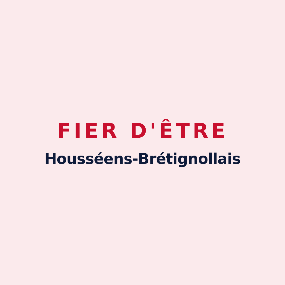 Magnet « Fier d'être Housséens-Brétignollais » — design pour Le Housseau-Brétignolles