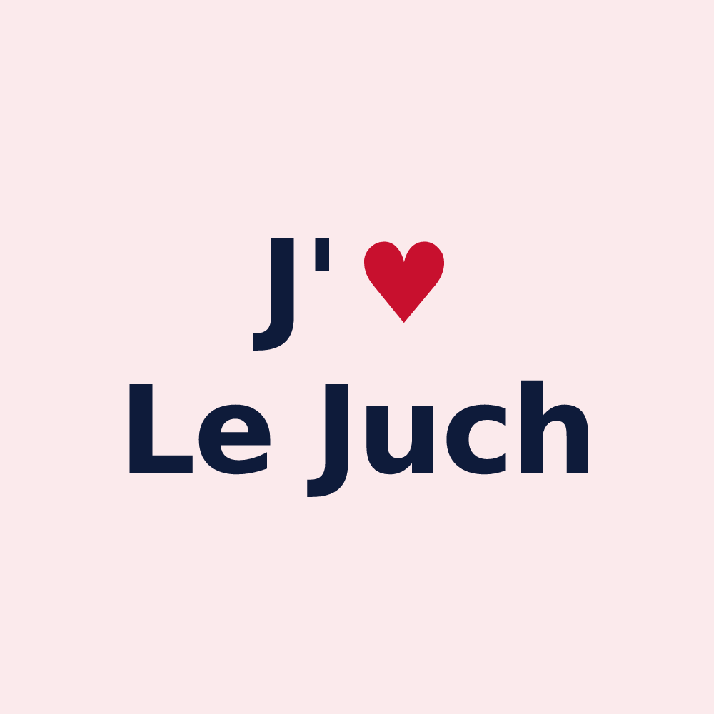Magnet personnalisé Le Juch — design J'aime Le Juch