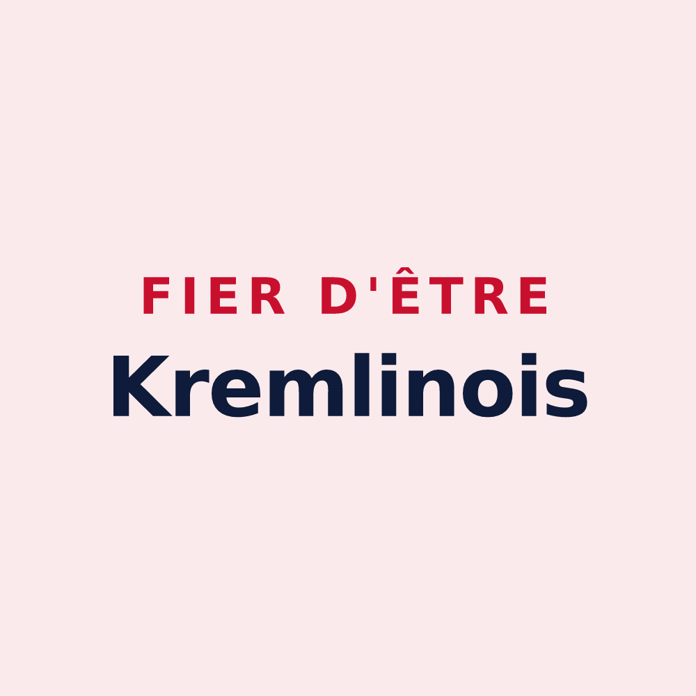 Magnet « Fier d'être Kremlinois » — design pour Le Kremlin-Bicêtre